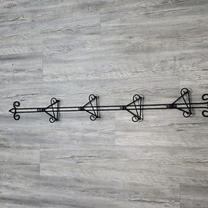 🔥Wrought Iron Reversible Wall Plate Display Rack